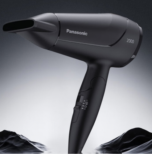 Panasonic松下日本進口負離子納諾怡電吹風機家用大功率吹風筒低噪宿舍學生發(fā)廊用速干小巧便攜可折疊禮物 手柄可折疊 聯(lián)系客服領轉(zhuǎn)換頭 ND57